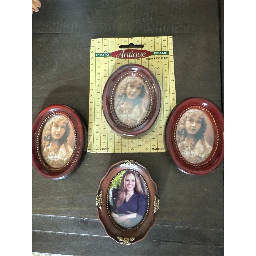 Vintage Antique Small Mini Picture Photo Frames 1990s Novelty Pack Gift